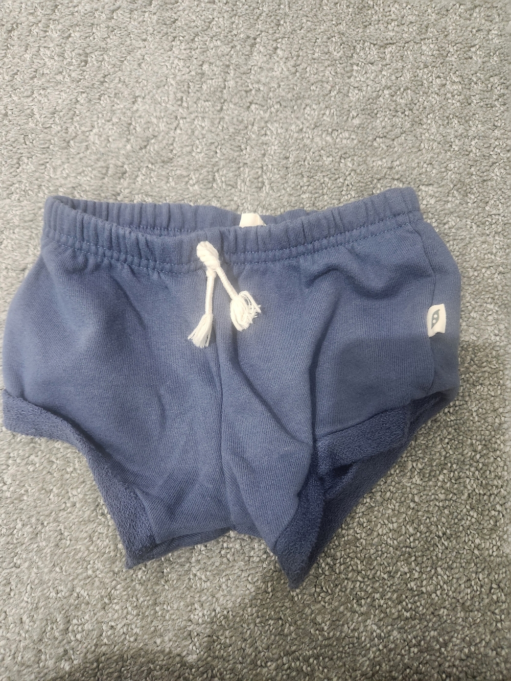 Navy Blue Baby/Toddler Drawstring Shorts 18mth
